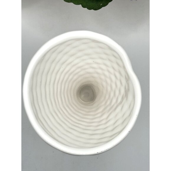 Handcrafted Ceramic Waffle Cone Ice Cream Cup - Picture 5 of 6